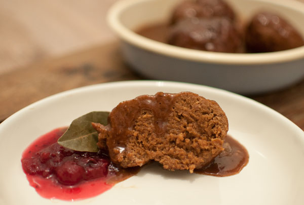 gehaktballen met Belgisch biersaus