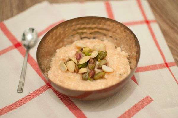 Rijstpudding met vanille en kardemom