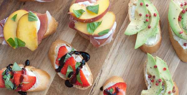 Zomerse crostini