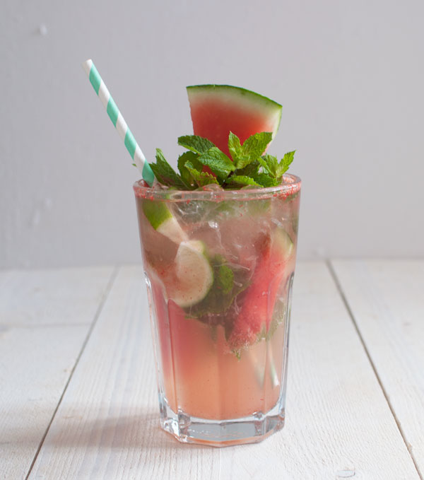 Virgin watermeloen mojito
