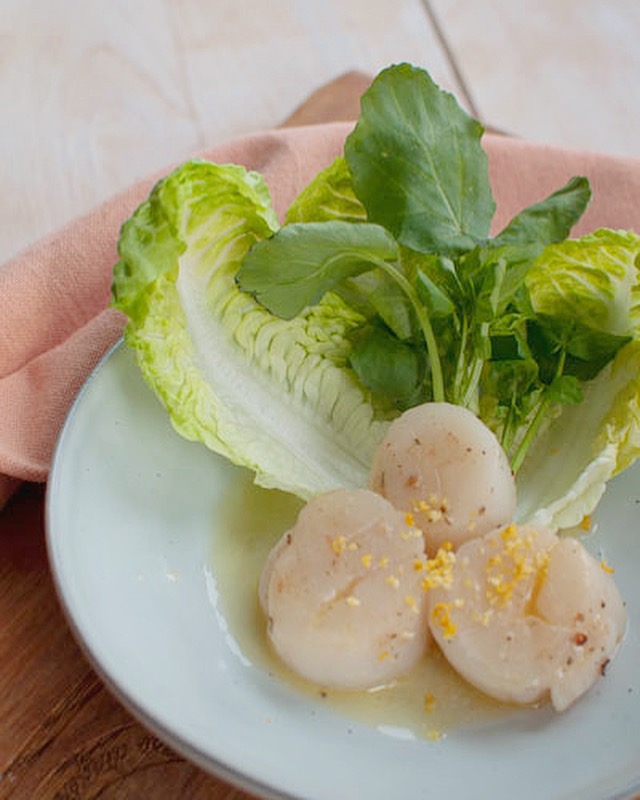 Coquilles met citroenboter