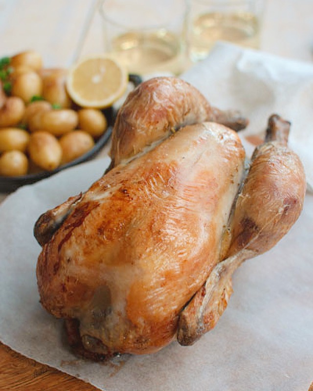 Hele kip uit de oven