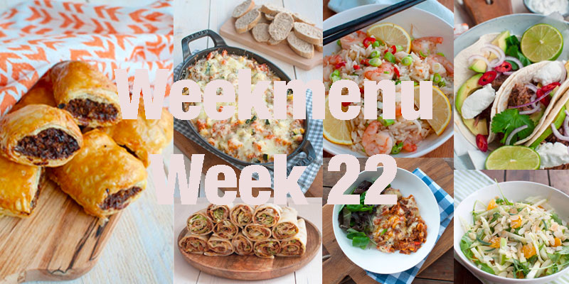 Weekmenu week 22