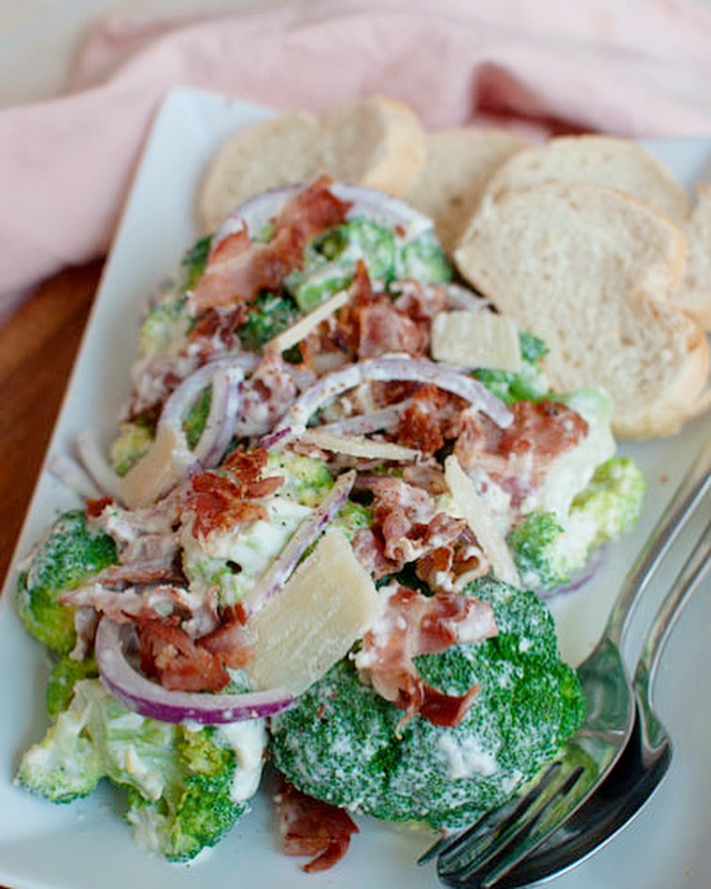 Broccolisalade met bacon