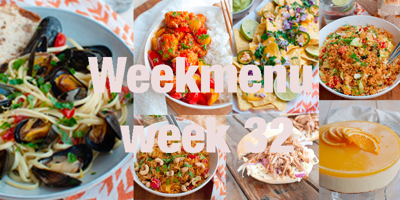 Weekmenu week 32