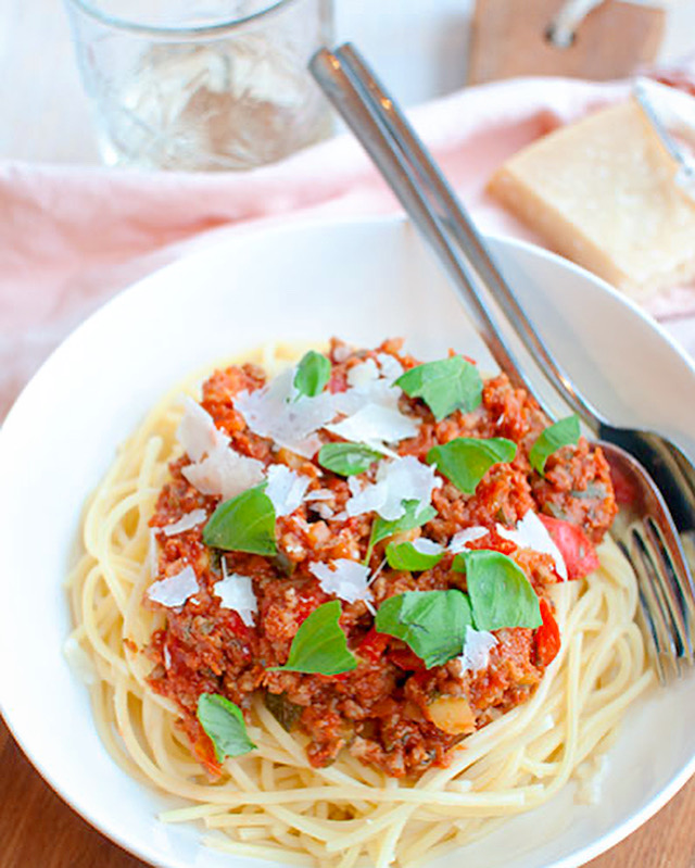 Snelle en superlekkere pasta bolognese
