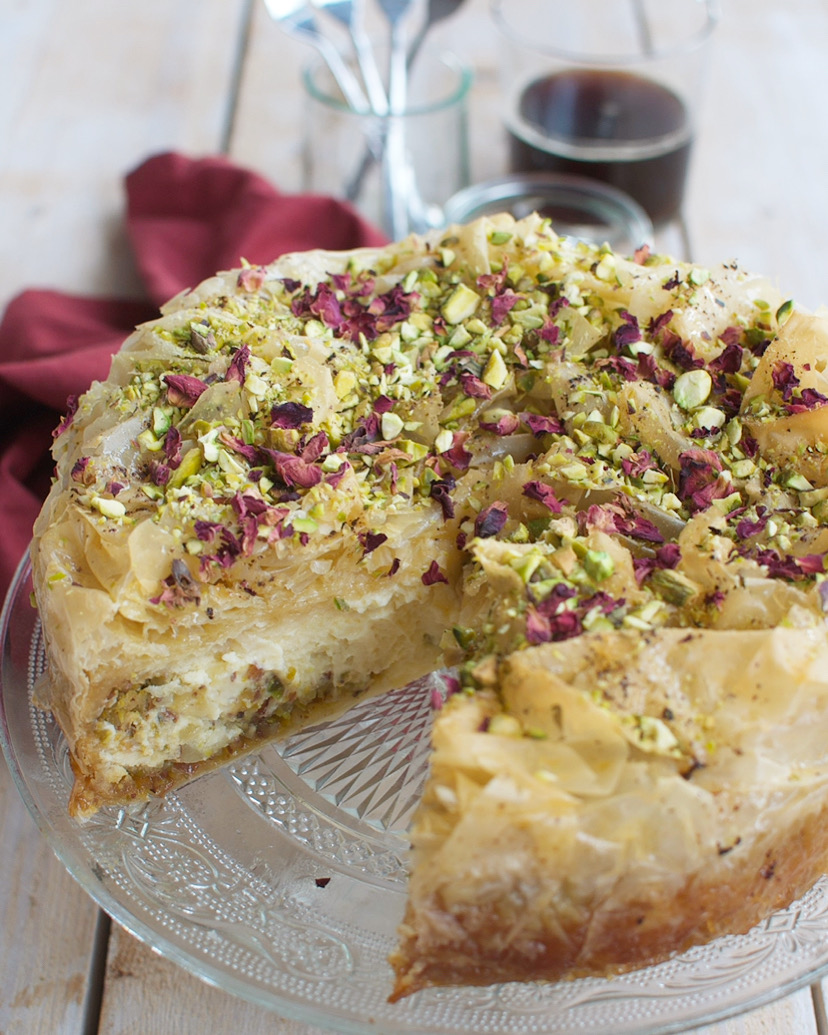 Recept Baklava cheesecake; dé ultieme guilty pleasure Savory Sweets